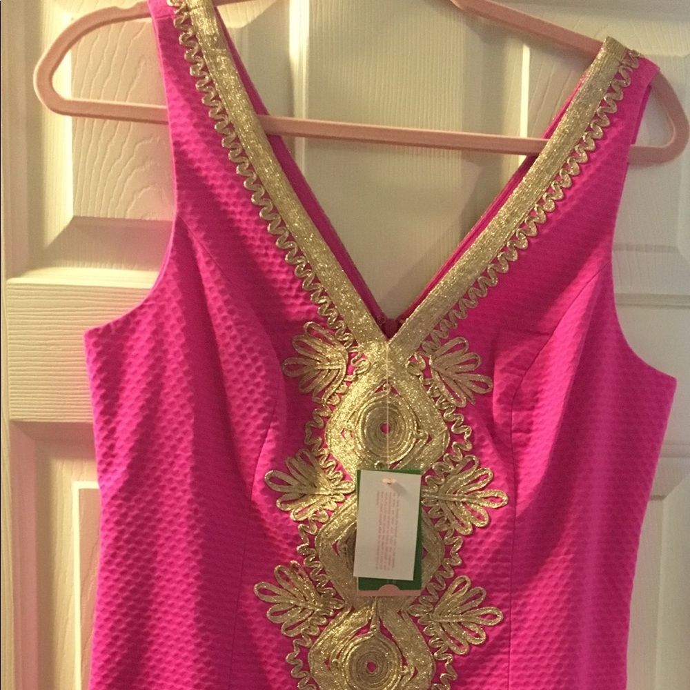 NWT Lilly Pulitzer razberry Junie shift size 6